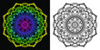 © speedmanstudio - Mandala pattern in applied Thai style.