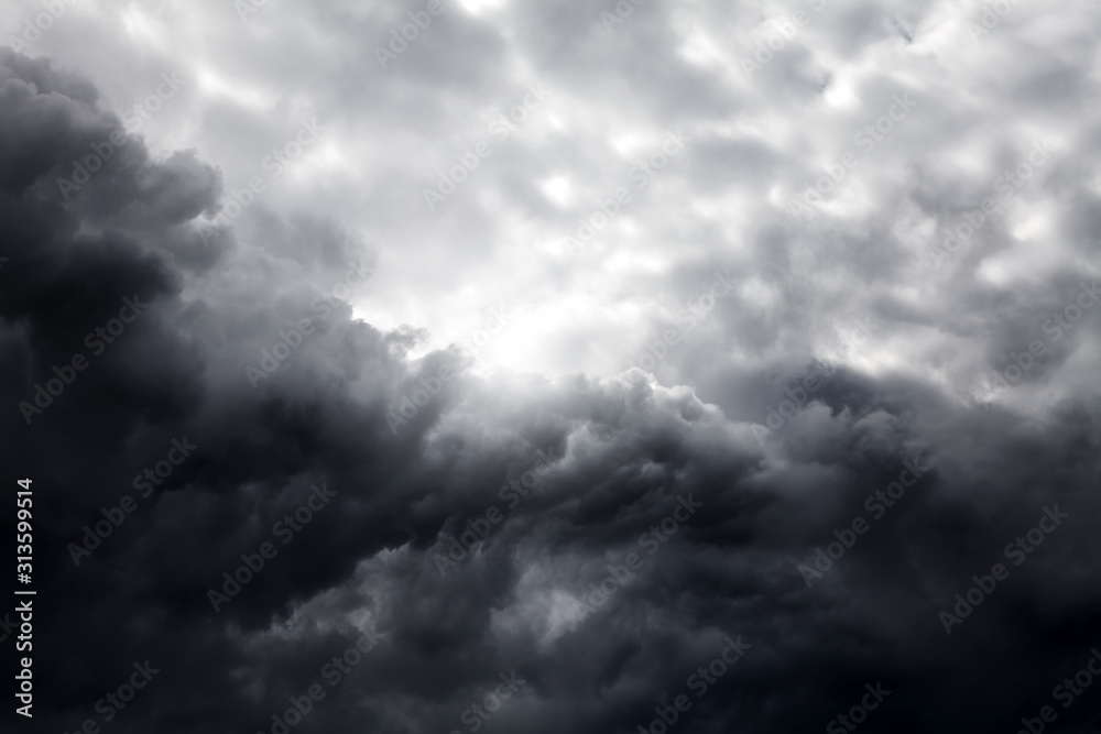 Dramatic Clouds Background - obrazy, fototapety, plakaty 