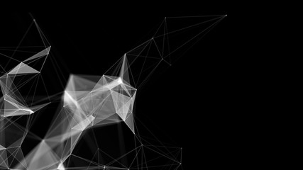 Poster - abstract technology background business science or with empty space for text