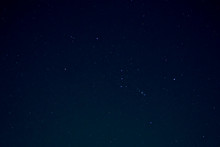 Orion Constellation In Southeast US Sky Over Florida, Also Showing Betelgeuse And Gemini.