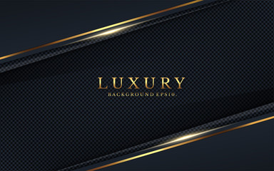 modern luxury background carbon 3d vip vector overlap layer on dark and shadow black space with abst