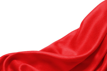 red silk texture cloth background