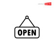 © Mussyayin - Open Icon Sign Design Illustration