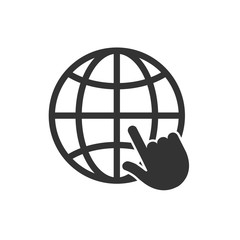 Wall Mural - website icon. vector www icon