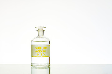 Wall Mural - Sufuric acid bottle