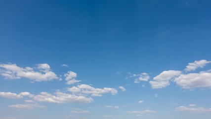 Wall Mural - beautiful blue sky with clouds background
