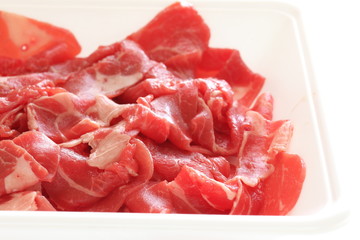 Sticker - Freshness sliced beef for prepared ingredient