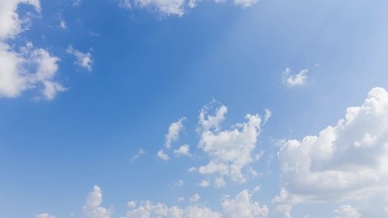 Wall Mural - beautiful blue sky with clouds background