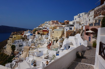 Wall Mural - santorini island in greece