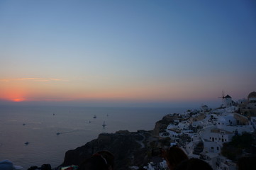 Wall Mural - santorini island in greece