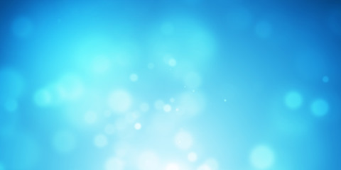 abstract background blue bokeh beautiful bright light glitter sparkles. soft color backdrop. templat