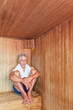 © Robert Kneschke - Senior sits relaxed in the sauna