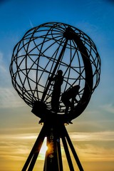 Wall Mural - landscape view in nordkapp north cape norway europe