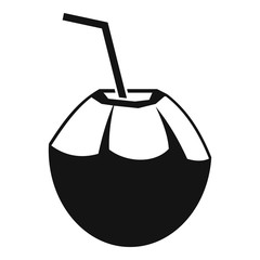 Poster - Fresh raw cocktail icon. Simple illustration of fresh raw cocktail vector icon for web design isolated on white background