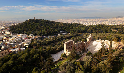 Wall Mural - Panorama of Athens from Acropolis, Skyline of Greece