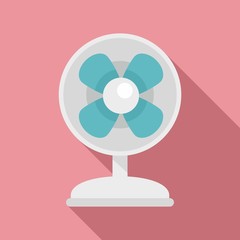 Poster - Clean room fan icon. Flat illustration of clean room fan vector icon for web design