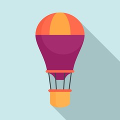 Sticker - Activity air balloon icon. Flat illustration of activity air balloon vector icon for web design