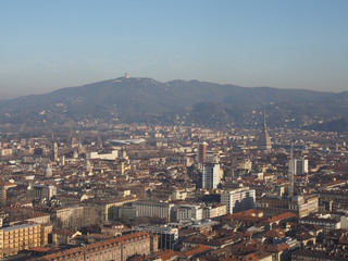 Wall Mural - Aerial view of Turin