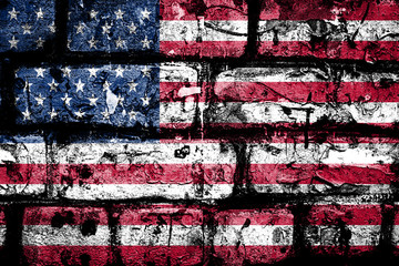 Poster -  flag of the united states of america