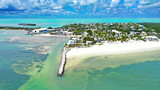 Fototapeta Miasto - Islamorada, FL Beautiful Beach - The Keys