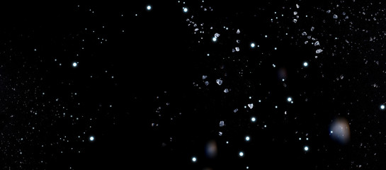 Aufkleber - Abstract galaxy background. Free space for text.