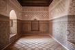 © Cavan Images - The ornate mosaic interior of the ancient Kasbah in Telouet, Morocco
