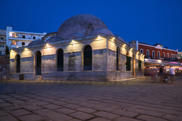 Wall Mural - Dome of the mosque  in the city of Chania on the island of Crete, Greece ..