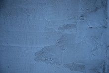 Concrete Wall, Background, Texture. Blue Tint. Structure.