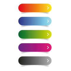 Poster - Blank web button set - call to action