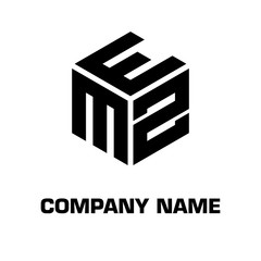 logo initial letter font alphabet for a company and industrial