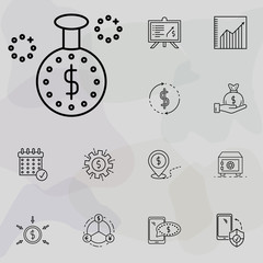 Poster - smart solutions icon. banking and finance icons universal set for web and mobile