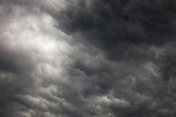 Dramatic Dark Storm Clouds