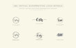 © D'Graphic Studio - Initial letter C M CM bundle for identity and logo. Vector logo template with handwriting and signature style.