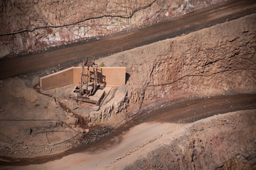 The gold mines in outback city of Cobar, New South Wales, Australia.