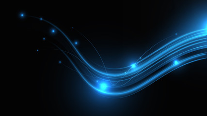Wall Mural - smooth waves of energy