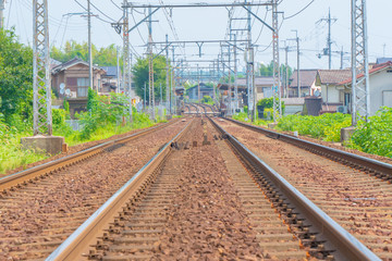 まっすぐな線路