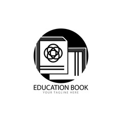 Book Education Logo Template vector illustration design