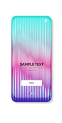 Poster - dynamical colored forms abstract background gradient banner fluid color template modern graphic elements smartphone screen online mobile app copy space vertical vector illustration