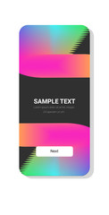 Poster - dynamical colored forms abstract background gradient banner fluid color template modern graphic elements smartphone screen online mobile app copy space vertical vector illustration