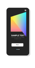 Poster - dynamical colored forms abstract background gradient banner fluid color template modern graphic elements smartphone screen online mobile app copy space vertical vector illustration