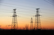 © zhengzaishanchu - the pylon in the evening