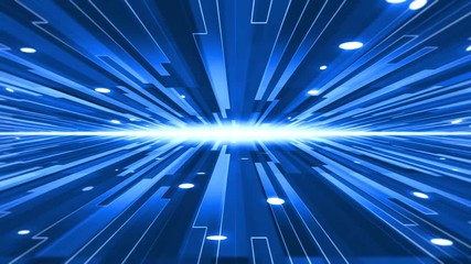 Poster - Digital Abstract Background. Hi-Tech Digital And Information Motion Graphics Abstract Background - 3D rendering