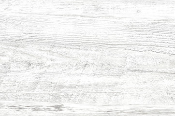 Wall Mural - White wood plank texture for background.