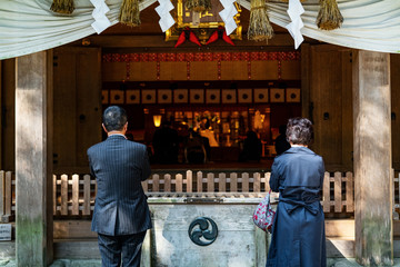 Poster - The shrines in Aichi prefecture.