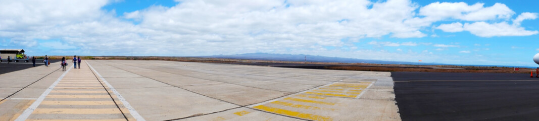 Airport in Ecuador Galapagos Island