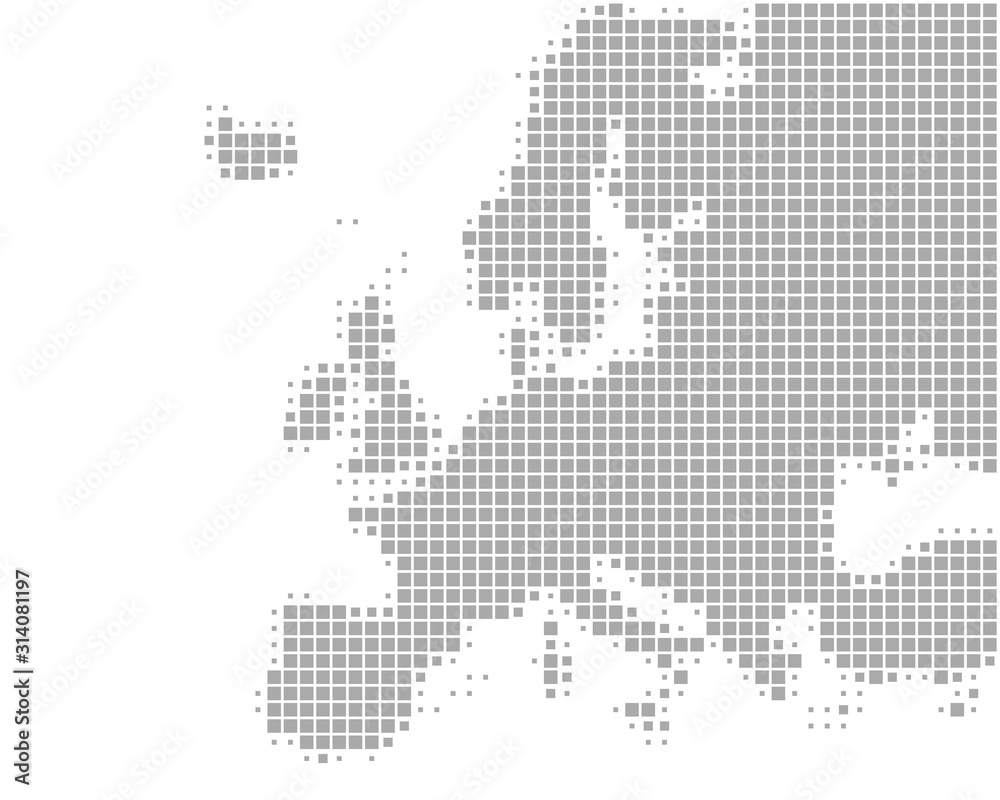 Karte von Europa - obrazy, fototapety, plakaty 