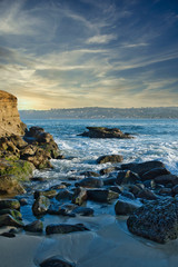 Wall Mural - 2020-01-03 THE ROCKY COAST LINE IN LA JOLLA CALIFORNIA