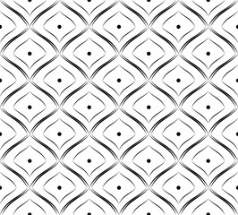 Wall Mural - exquisite subtle wallpaper. art deco background. thin seamless pattern. fan tiles. abstract elegant 