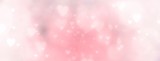 Abstract pastel background with hearts - concept Mother's Day, Valentine's Day, Birthday - spring colors