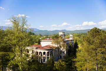 Abandoned Soviet sanatorium in Tskaltubo, Georgia